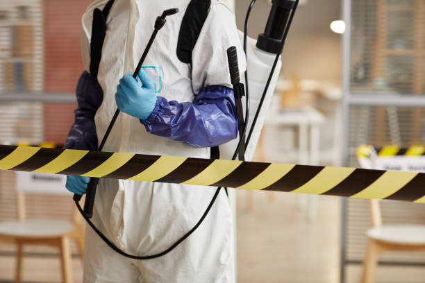 Professional Biohazard technician working in Arden, NC